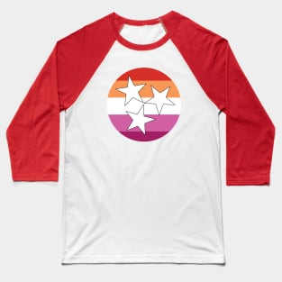 Tennessee Flag Lesbian Pride Shirt, TN Flag, LGBT, LGBTQIA, Rainbow, Pansexual, Asexual, Pride flag, Gay, Pansexual, Trans, Queer, Nashville, Memphis, Chattanooga Baseball T-Shirt